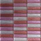Mosaic MSR204 Mozaika skleněná textil růžová 300x300 mm