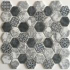 Mosaic MSH006 Mozaika recyklované sklo hexagon 324x280 mm