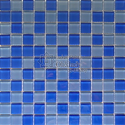 Mosaic MSN254 Mozaika skleněná modrý mix 297x297 mm [MSN254]