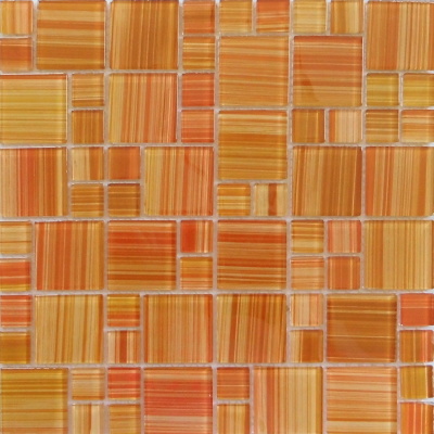 Mosaic MSM64 Mozaika skleněná oranžová 300x300 mm [MSM64]