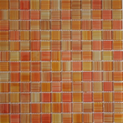 Mosaic MSM54 Mozaika skleněná oranžová 300x300 mm [MSM54]