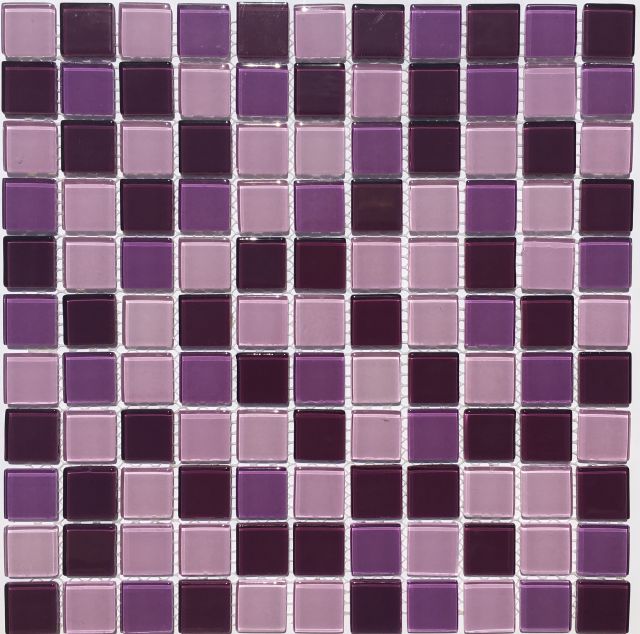 Mosaic MSN263 Mozaika skleněná fialová mix 297x297 mm [MSN263]