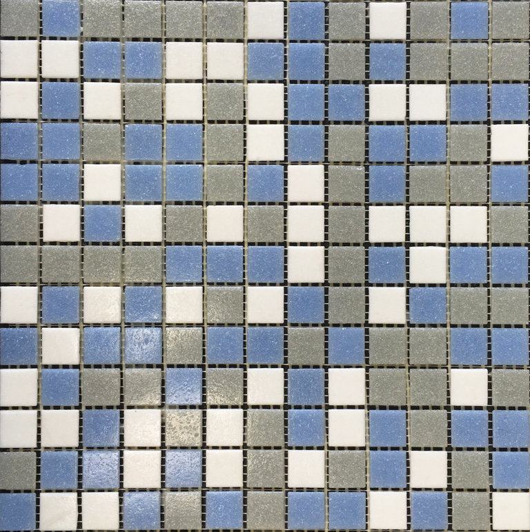 Mosaic MSB36 Mozaika skleněná modrošedý mix 327x327mm [MSB36]