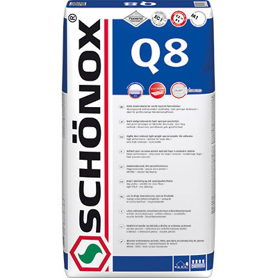 Schonox Q8 Speciální lehčené práškové lepidlo na obklady se silně redukovanou prašností 15 kg [Schonox Q8 15kg]