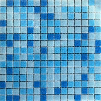 Mosaic MSB61 Mozaika skleněná modrý mix 327x327mm [MSB61]