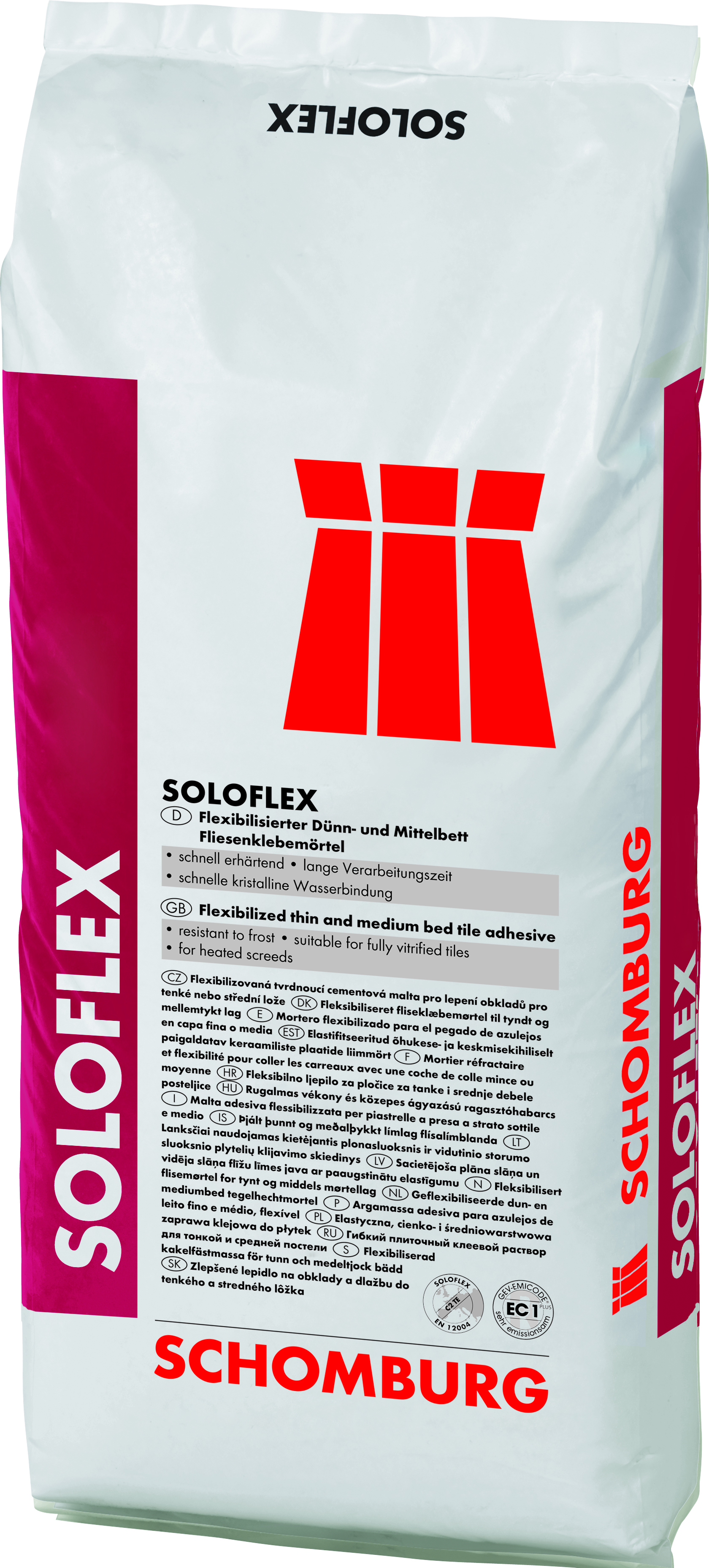 SCHOMBURG Soloflex lepidlo do tenkého a středního lože 25kg [205430001]