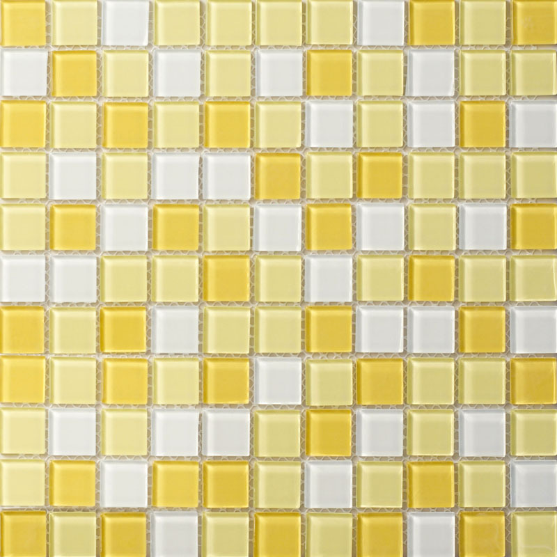 Mosaic MSN201 Mozaika skleněná žlutobílá 297x297mm [MSN201]