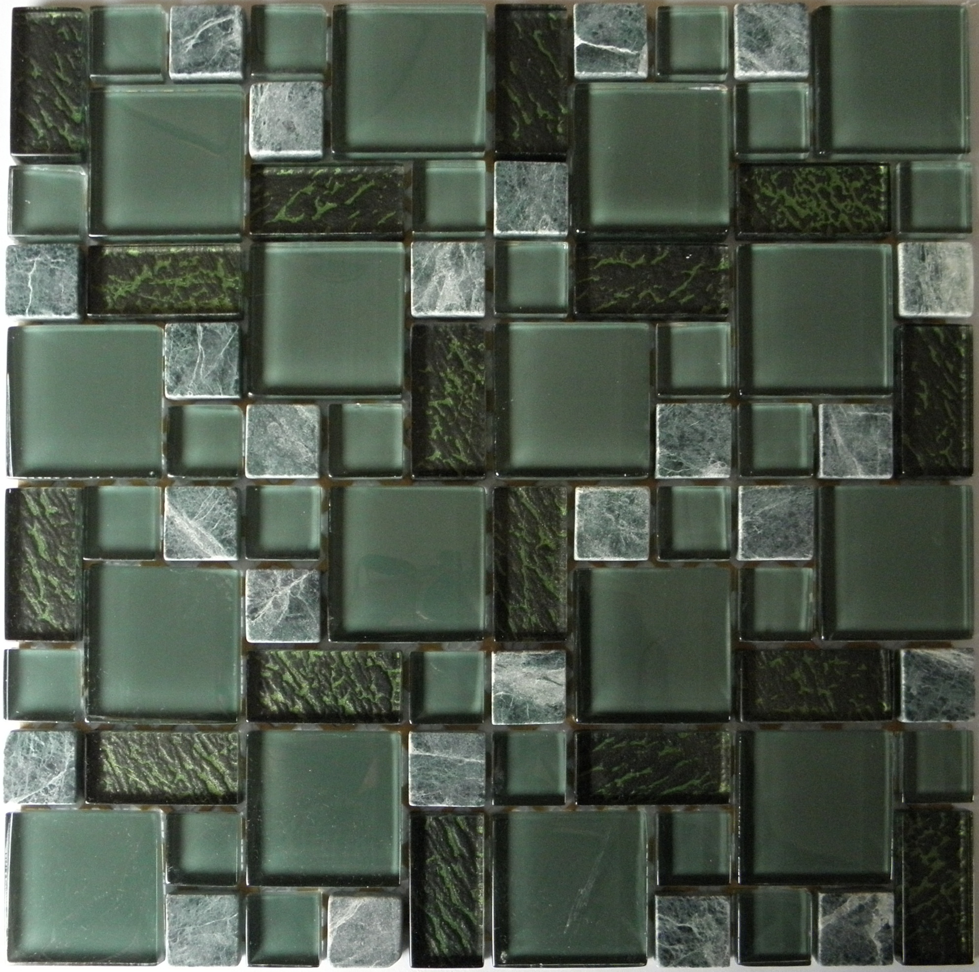 Mosaic MKS481 Mozaika Multix8 298x298 mm zelený mix [MKS481]