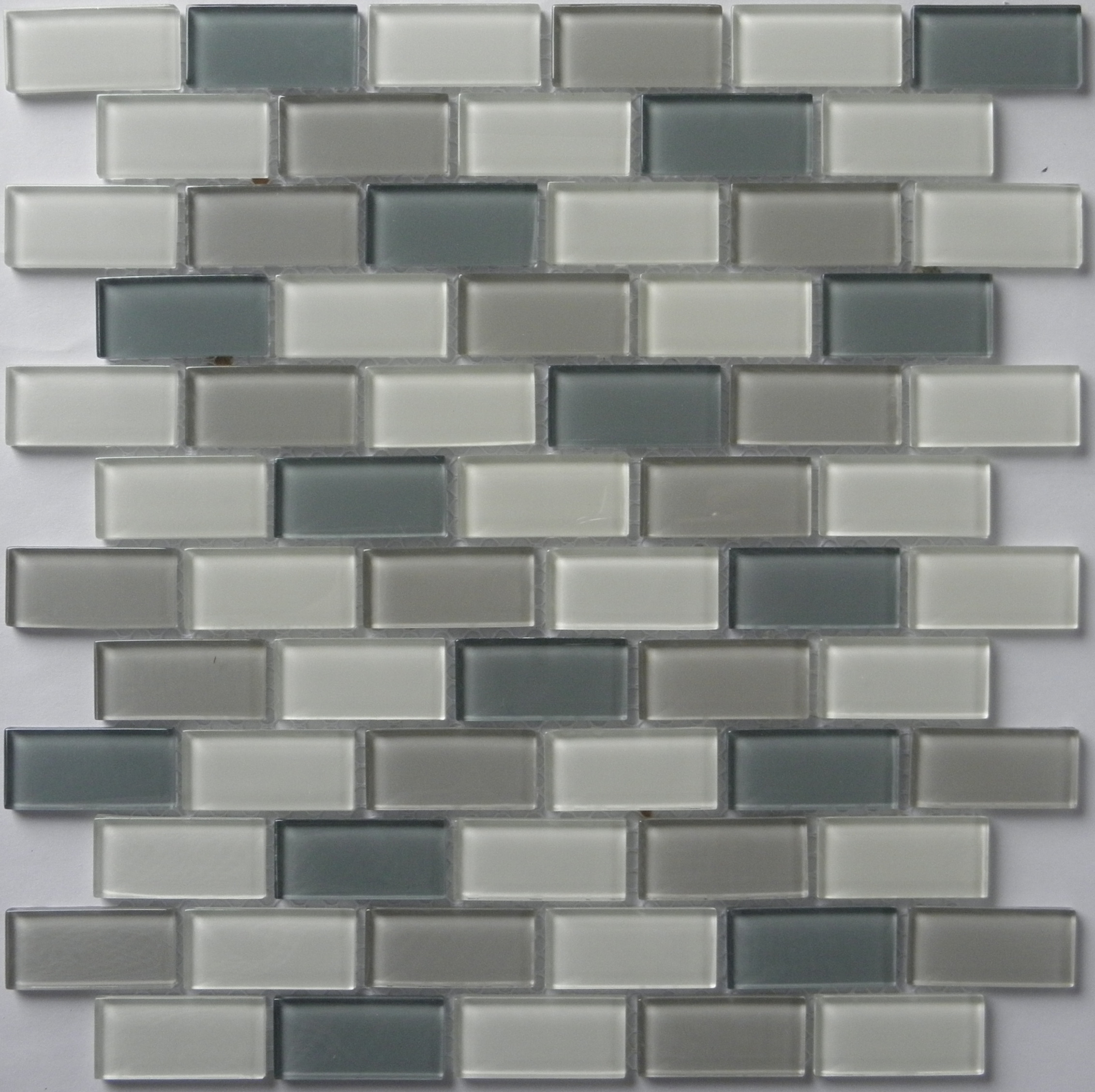 Mosaic MSC07 Mozaika sklo šedý mix 300x300 mm [MSC07]