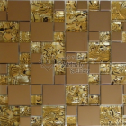 Mosaic MMS049 Sklo-metal mozaika Multimix zlatá 300x300 mm