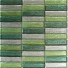 Mosaic MSR203 Mozaika skleněná textil zelená 300x300 mm