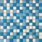 Mosaic MSB62 Mozaika skleněná modrobílý mix 327x327mm