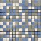 Mosaic MSB36 Mozaika skleněná modrošedý mix 327x327mm