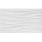 Pamesa Atrium Blanco keramický obklad bílý lesklý vlnky 33,3x55,5 cm