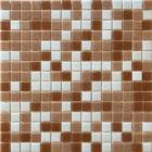 Mosaic MSB32 Mozaika skleněná hnědobílá 327x327mm