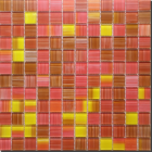 Mosaic MSM50 Mozaika skleněná hnědočervenožlutá 300x300mm