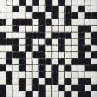 Mosaic MSB20 Mozaika skleněná černobílá 327x327mm