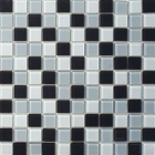 Mosaic MSN209 Mozaika skleněná černobílá 297x297mm