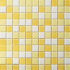 Mosaic MSN201 Mozaika skleněná žlutobílá 297x297mm