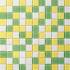 Mosaic MSN206 Mozaika skleněná zelený mix 297x297mm